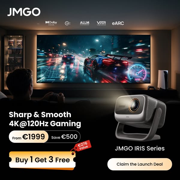 World-First 4K UHD Projector — JMGO IRIS Series