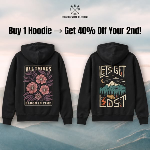 Buy 1 Hoodie, Get 2nd 40% Off