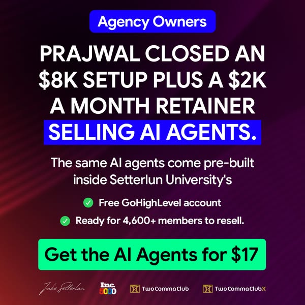 Unlock a 7-Figure Agency System for $17/Month