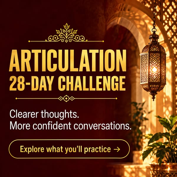 Speak Clearly. Starting Today.
