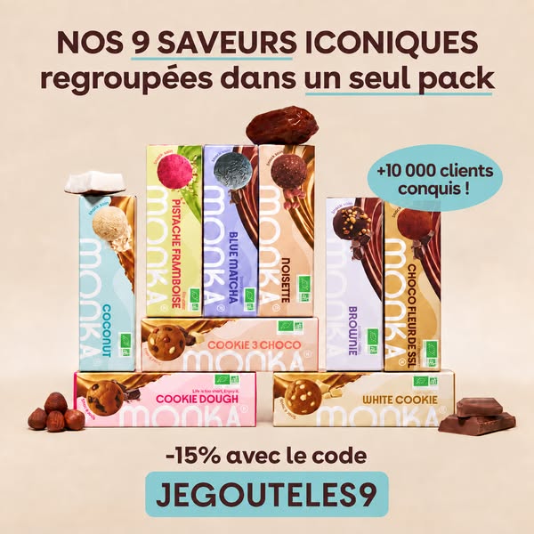 1 pack pour découvrir 9 saveurs