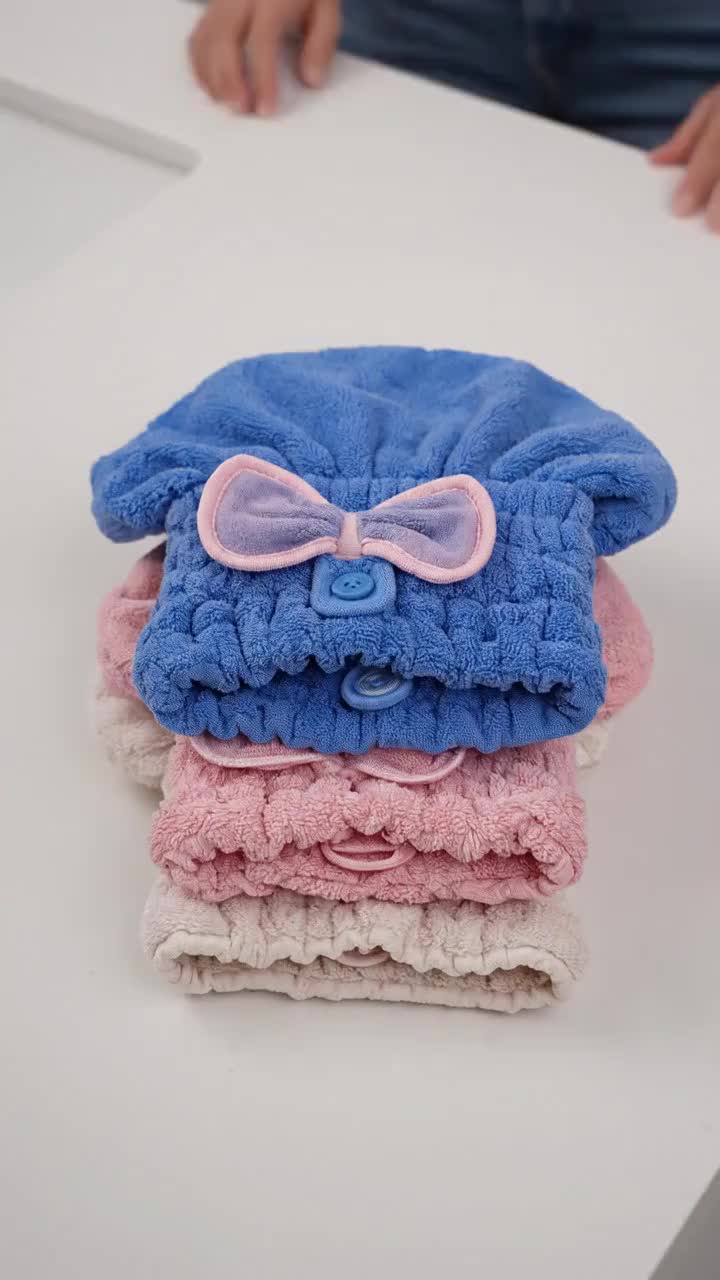 Premium Microfiber Hair Drying Cap