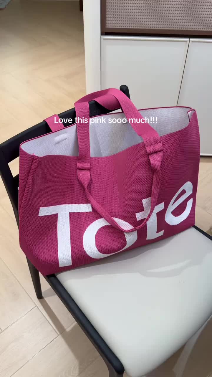 Large Capacity Letter Tote Bag