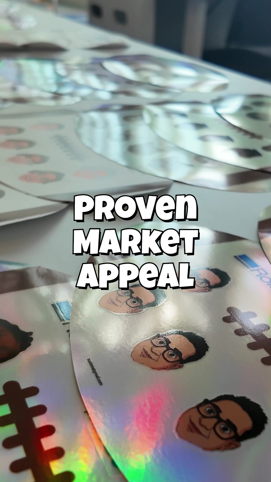Sell cartoon stickers that customers love