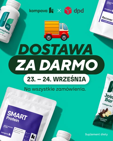 Nie przegap darmowej dostawy