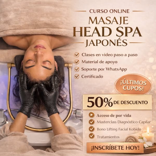 Experta en Head Spa Japones