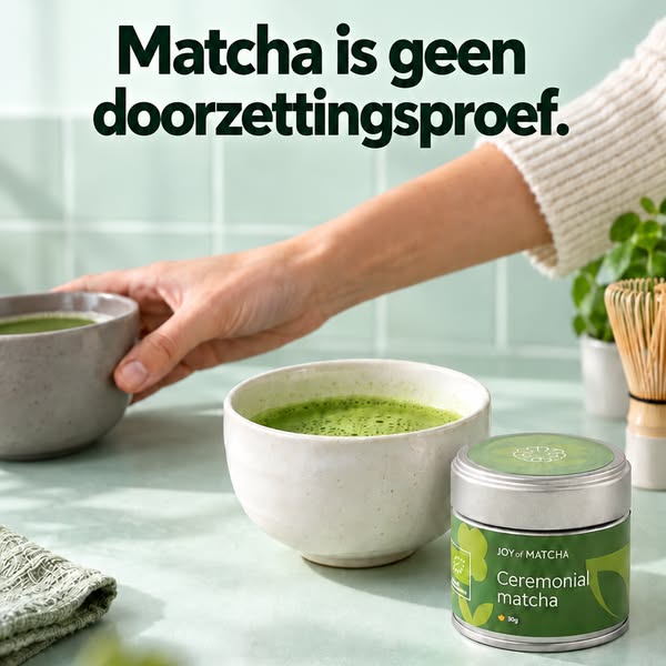 Matcha is geen doorzettingsproef