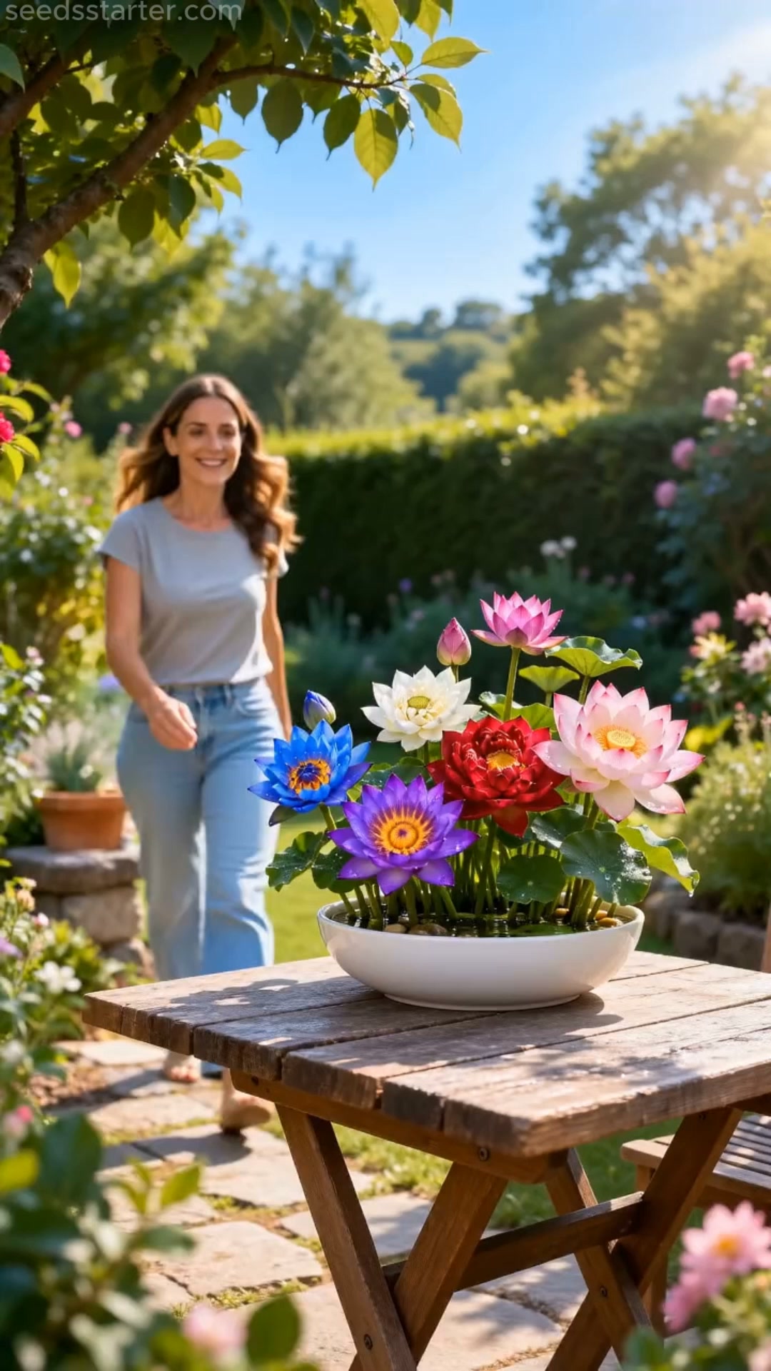 Water lily Bulbs - The Sacred Bonsai Lotus Flower