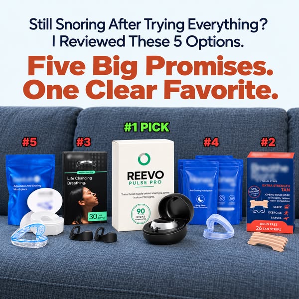 We Tested 5 Anti-Snoring Products. Only 1 Actually Worked.