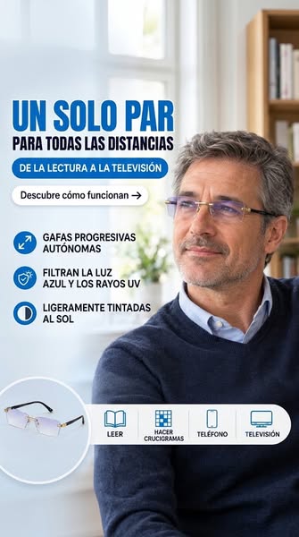 Restaura una visión nítida desde cerca hasta lejos.