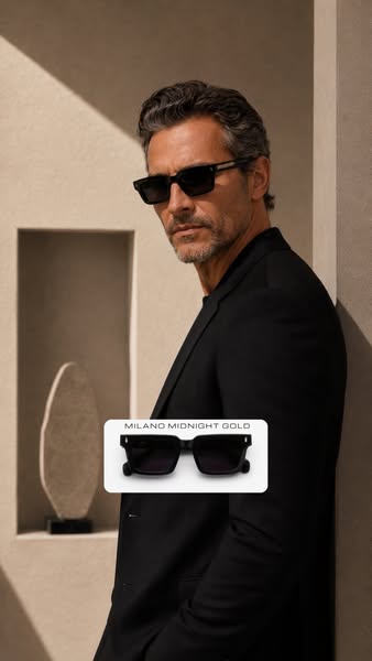 Step into confidence with our handcrafted acetate frames, designed to stand out.