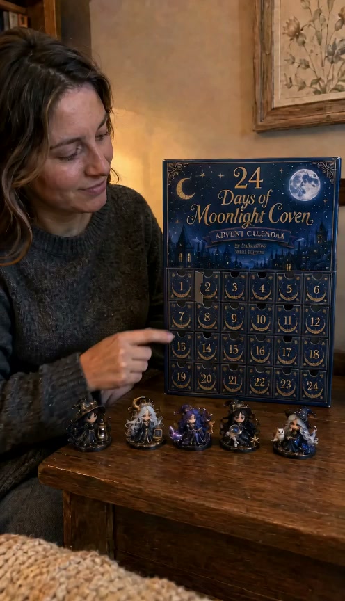 24 Days Of Witchy Surprises Advent Calendar | 24 Unique Collectible Witches with Magical Themes, Mini Figures & Fantasy Display Collec