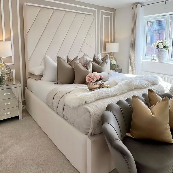 Oakland Tall Headboard Bed
