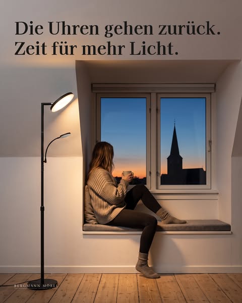 LED-Stehlampe mit Leselicht · 119,95 €