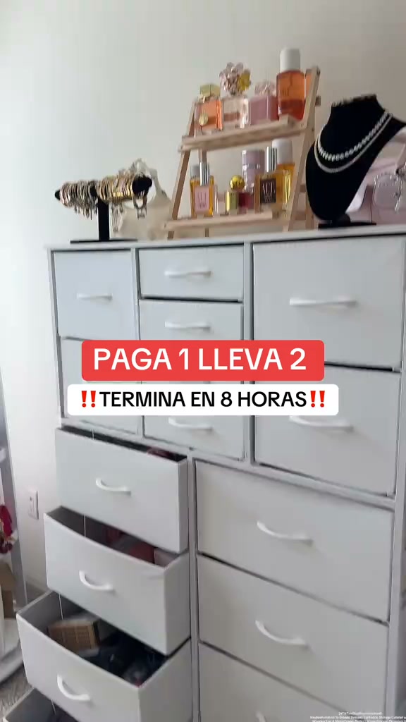 Sixteen Drawers in a Slim Vertical Design