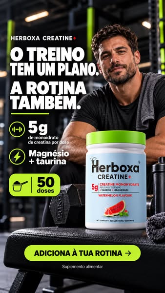 Ainda achas que a creatina é só para bodybuilders?