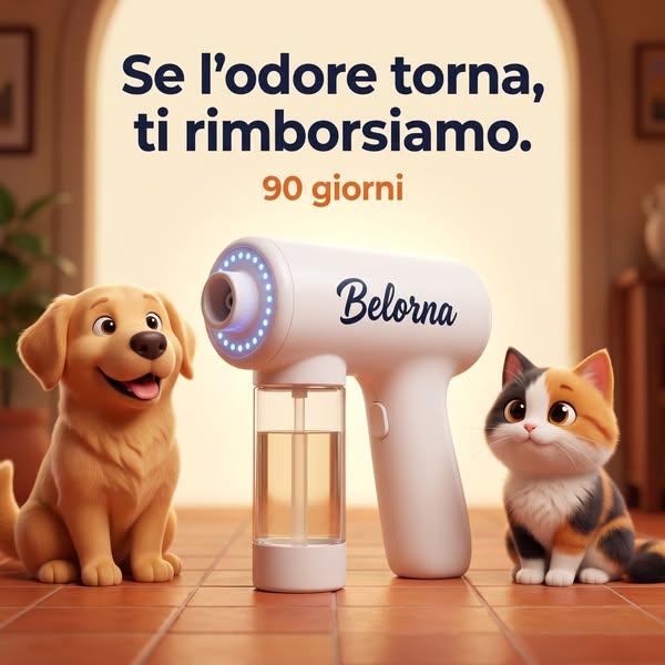Elimina Velocemente Gli Odori Di Cane e Gatto!