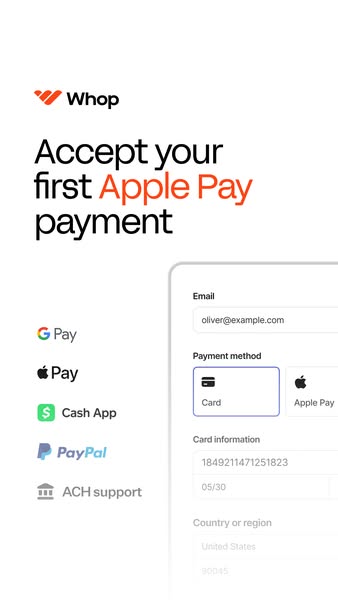 Whop. Create or run businesses with AI