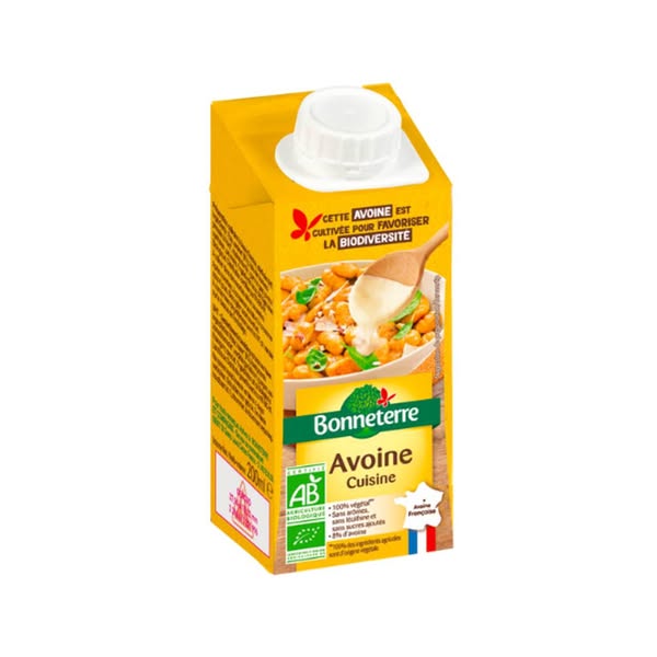Lait d'avoine cuisine bio - 20cl