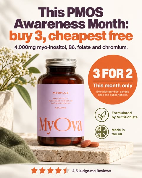 This PMOS Awareness Month: buy 3, cheapest free