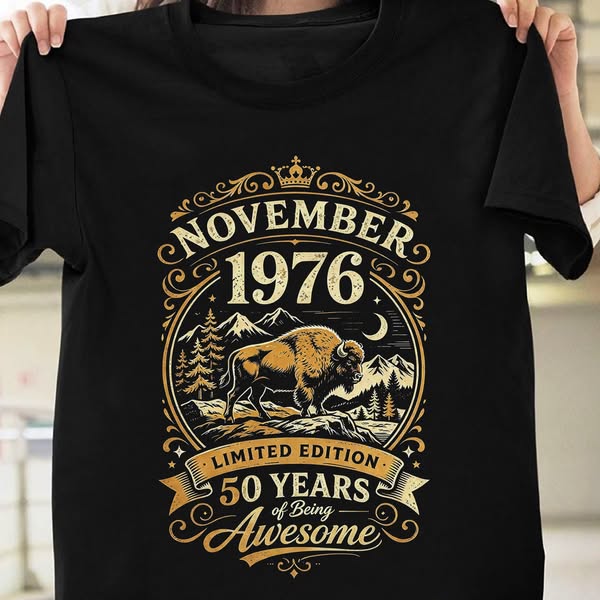 November 1976 - The Perfect 50th Birthday Gift