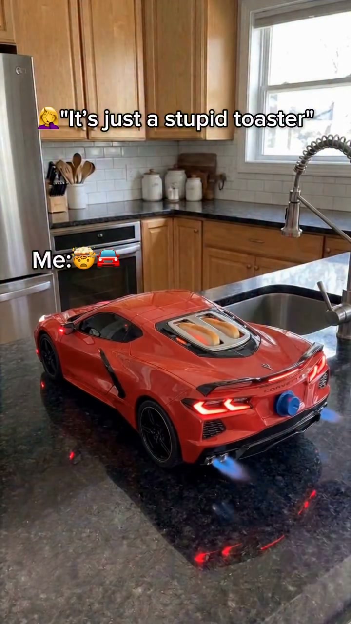 Best Gift For PetrolheadsSports Car Shaped Toaster