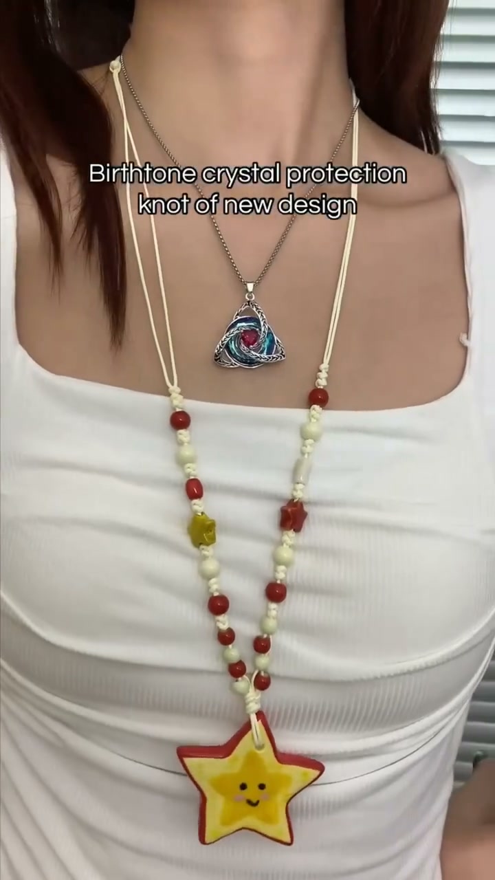 Best Gift Idea - ONLY ￡7.99!Women's Celtic Knot Birthstone Pendant Necklace