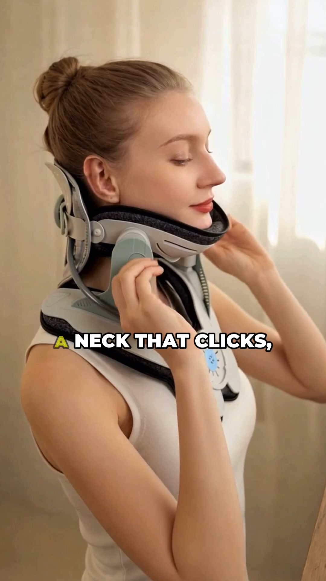 Puts the Head Back Where It Belongs. 15 Min a Day.