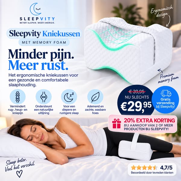 Minder druk. Meer comfort. Beter slapen.