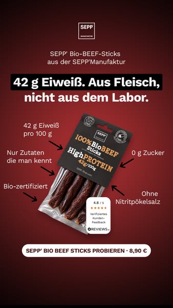42 g Protein. 0 g Zucker.