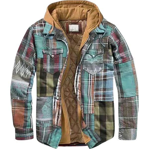 Maxime | Veste Patchwork à Carreaux
