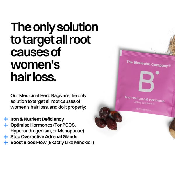 The Answer to Women's Hair Loss & Hormonal Imbalance.