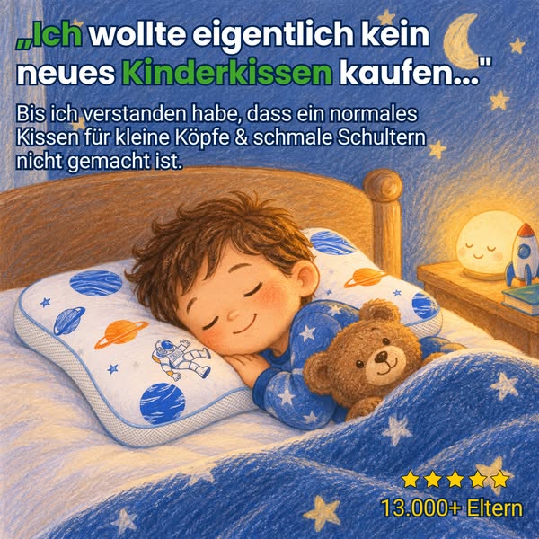 Lunora® - Ergonomisches Kinderkissen