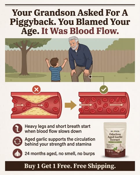 Buy 1 Get 1 Free: It Was Blood Flow, Not Your Age