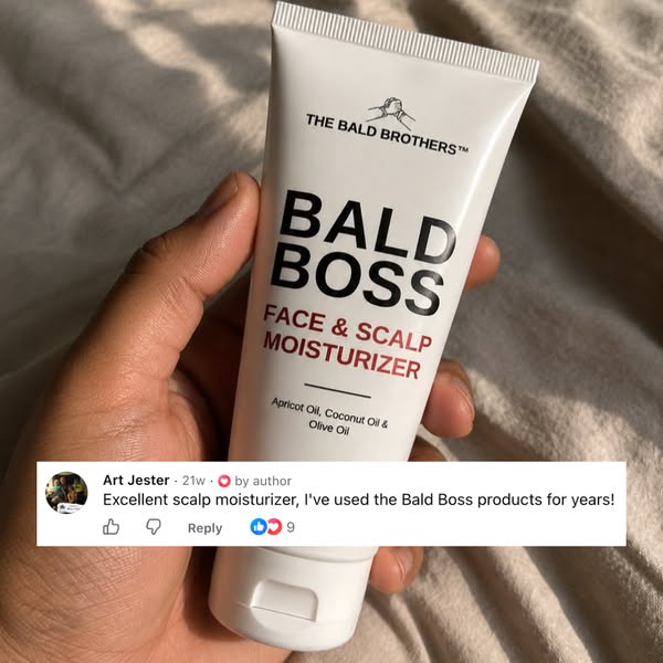 No More Itchy Scalp for Bald Men