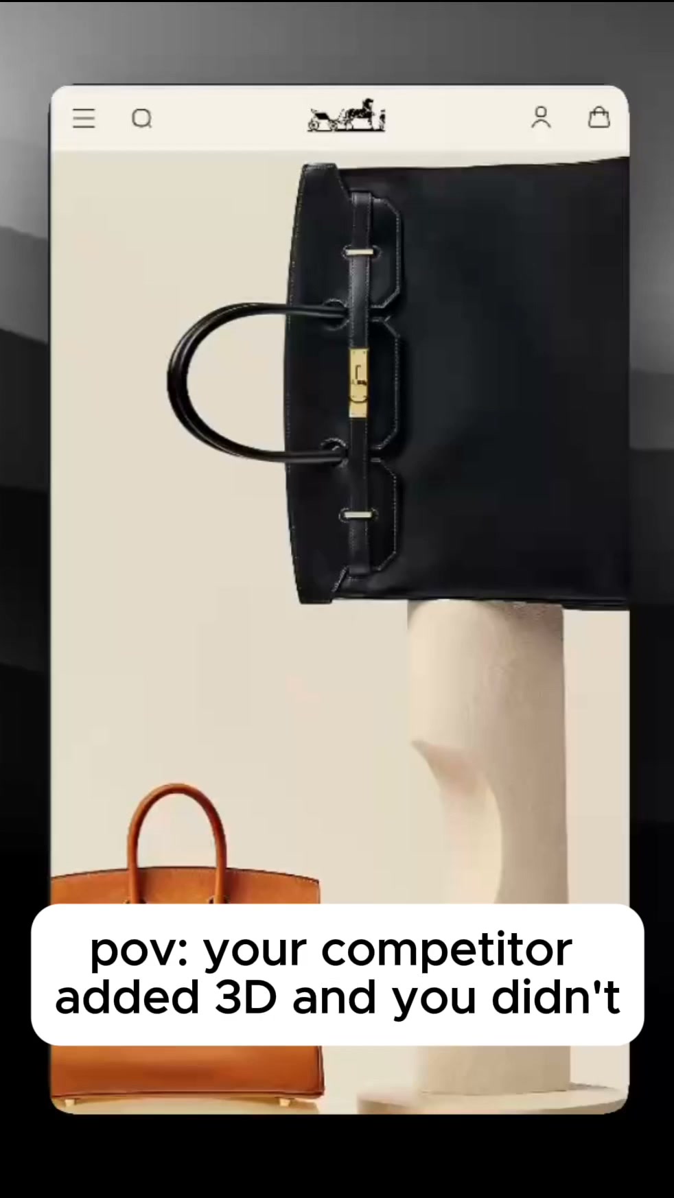 Stop selling with flat images