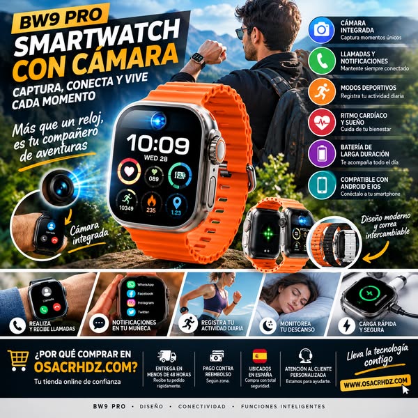 EL SMARTWATCH QUE TIENE CÁMARA INTEGRADA