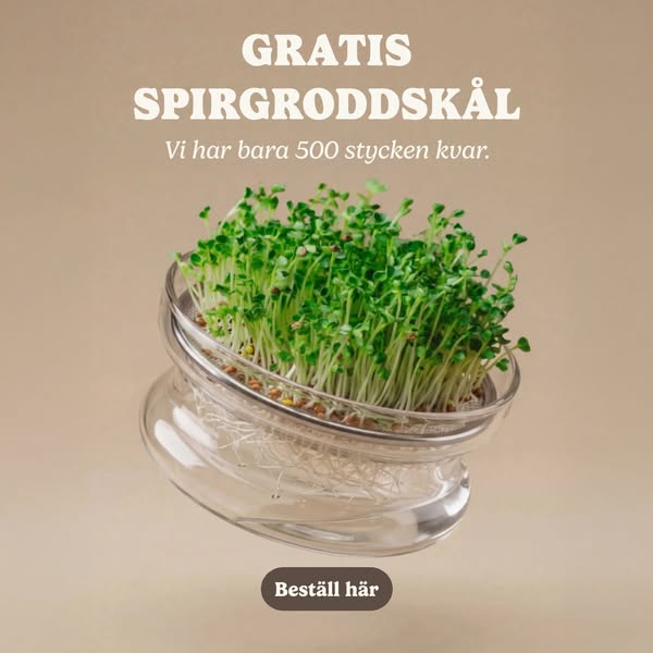 GRATIS ODLINGSSKÅL (ENDAST I AUGUSTI)