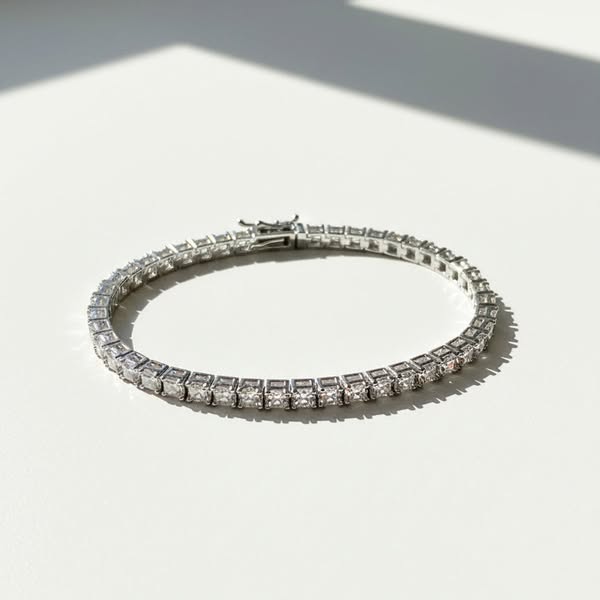 Moissanite Tennis Bracelet 3mm