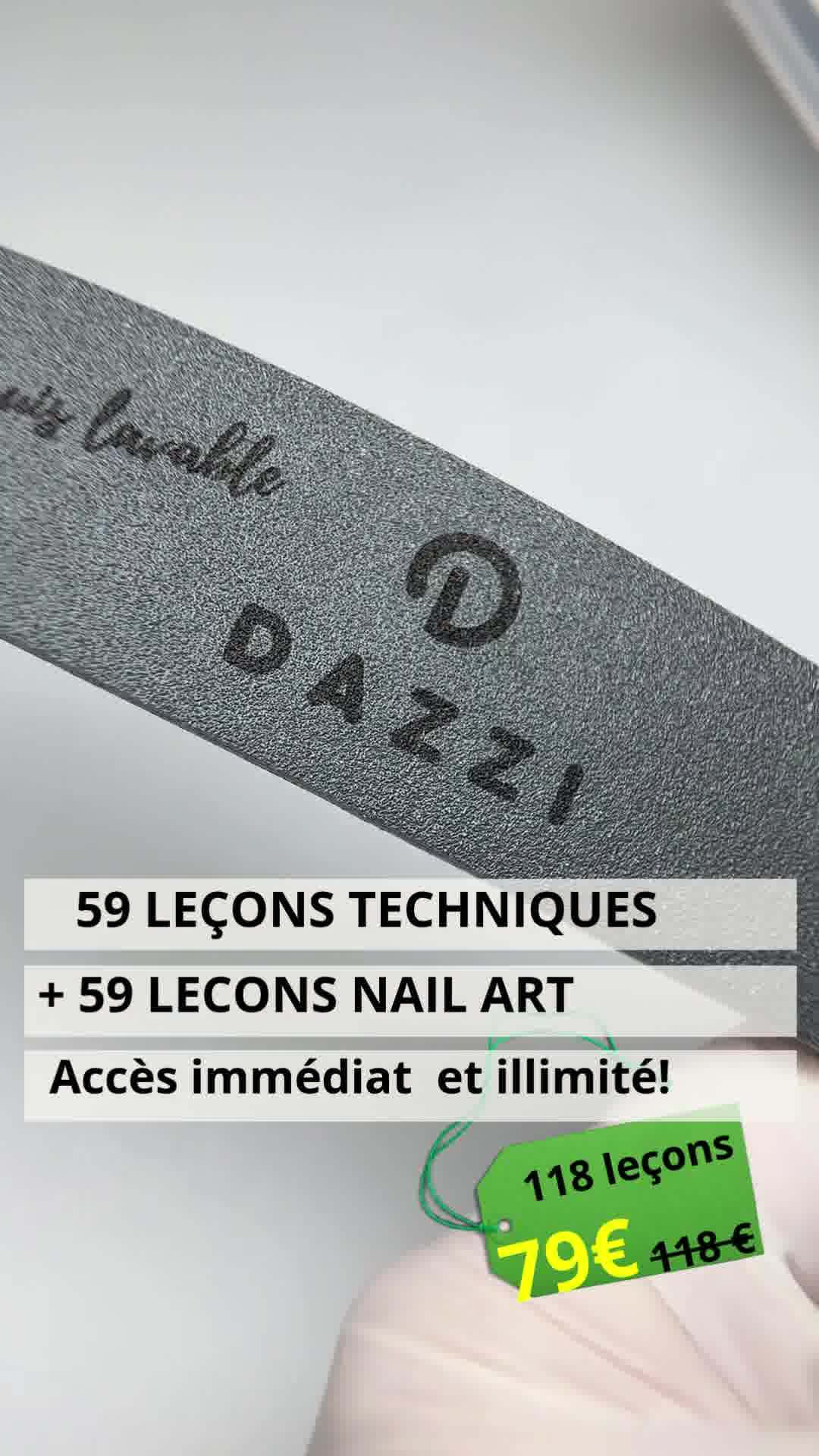 Offre spéciale : 59 leçons techniques + 59 leçons de Nail Art = 79 € au lieu de 118 €