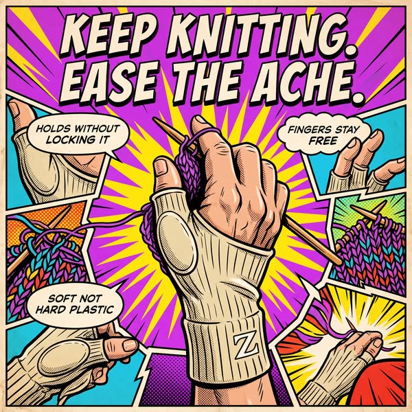 Keep Knitting Without The Ache