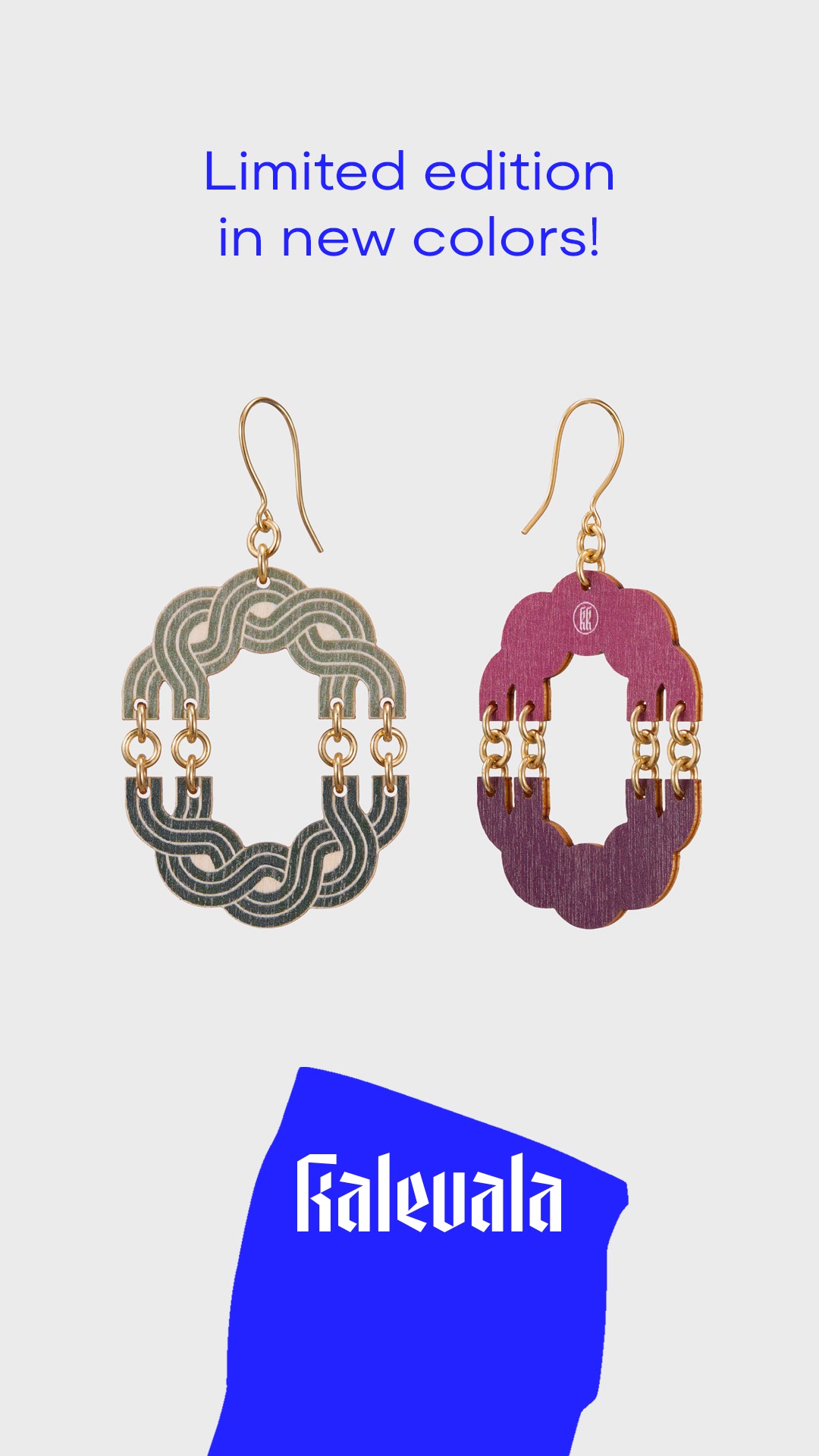 Limited-edition plywood jewels