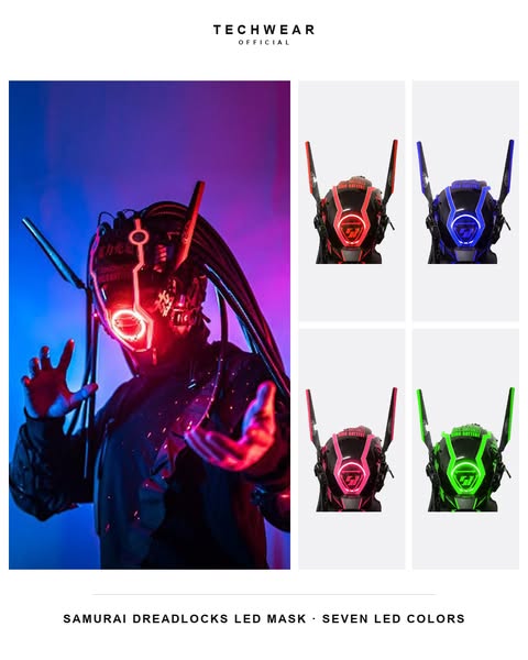 Seven LED colors, one size