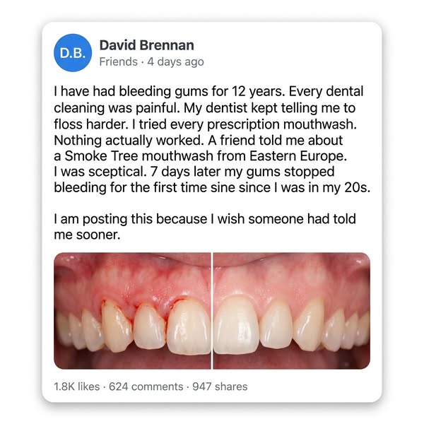 12 Years Of Bleeding Gums. Then This.