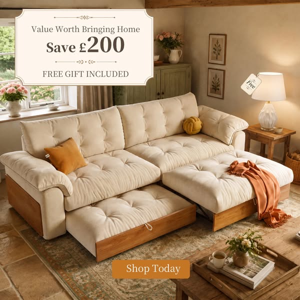 Cat-Friendly Corner Sofa for Family Homes
