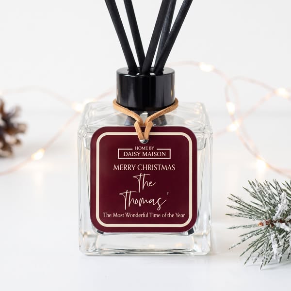 Personalised Christmas Reed Diffuser