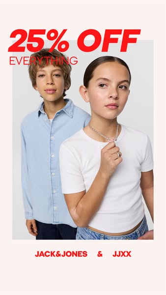 Say hello to JACK & JONES and JJXX KIDS