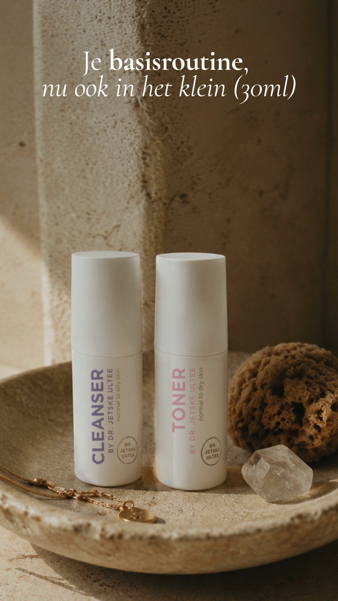 Jouw Cleanser & Toner, nu ook mini