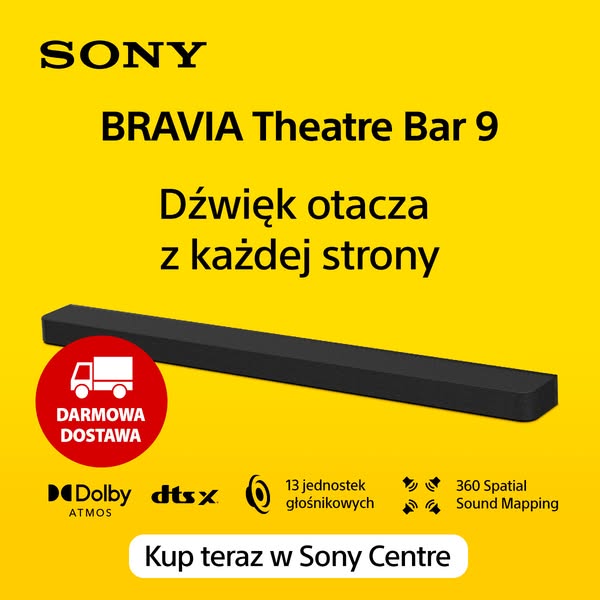 Dźwięk otacza z każdej strony
