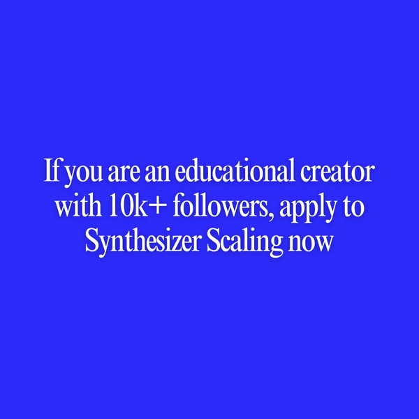 10k Creators Ready To Scale, Apply Now